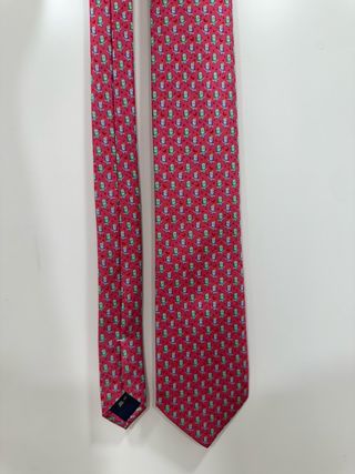 Corbata Marco Pascali roja con pájaros