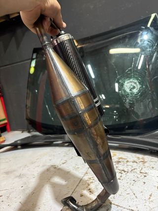 Tubo escape/silenciador carbono ESCAPE SABOTAJE V2