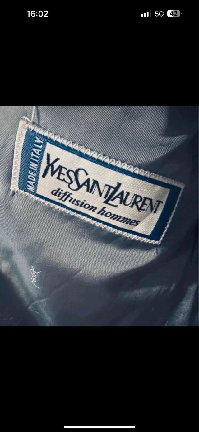 Giacca Yves Saint Laurent uomo taglia 52