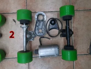 Ejes y motores skate eléctrico