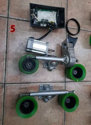 Ejes y motores skate eléctrico