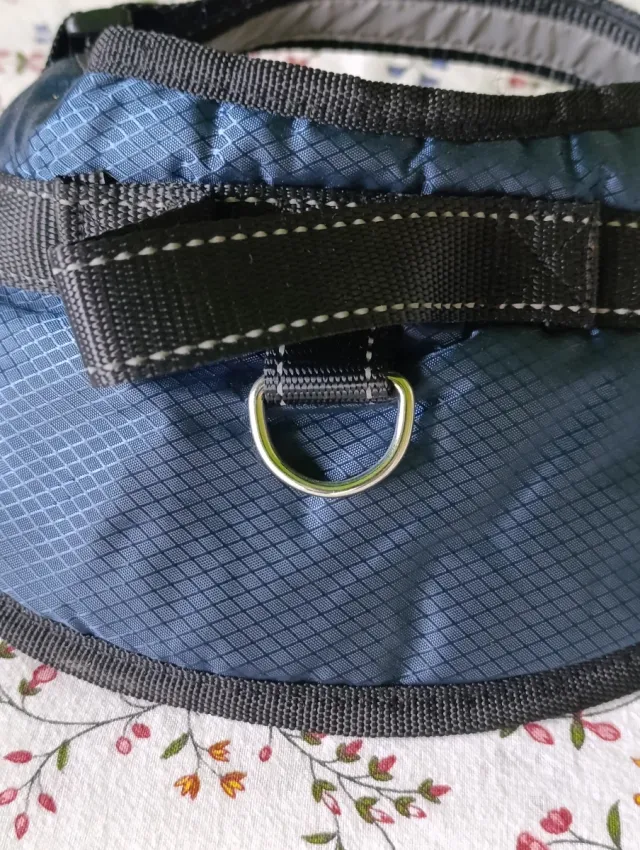 Arnés para perro azul reflectante Talla S