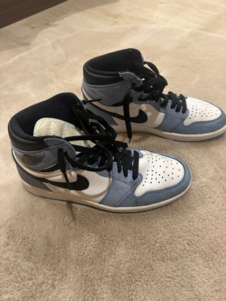 Zapatillas Air Jordan 1 Botín Azul Claro Talla 42