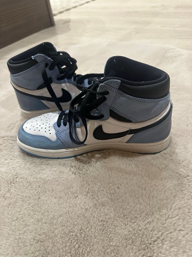 Zapatillas Air Jordan 1 Botín Azul Claro Talla 42