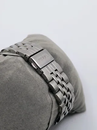 Reloj Fossil Mujer Cuadrado Bisel Brillante