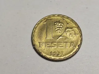 Moneda 1 Pta 1937 II REPÚBLICA ESPAÑOLA