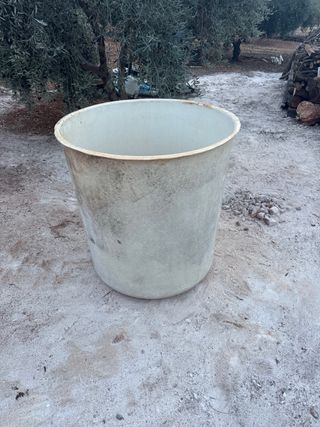 Depósito grande de plástico 500l