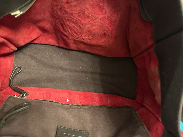 Bolso Loewe Ante Rojo