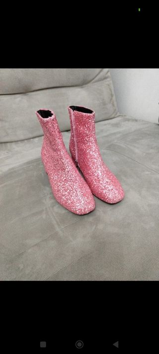 Stivali glitter rosa n.37