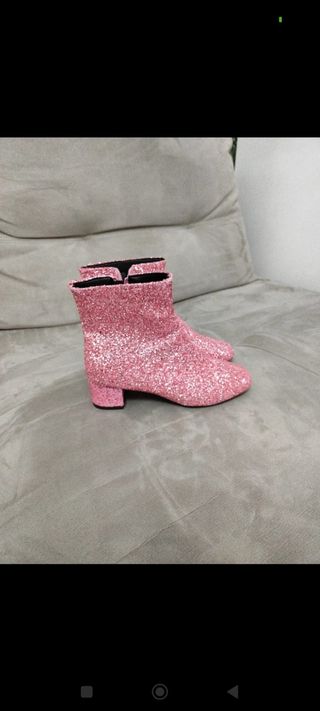Stivali glitter rosa n.37