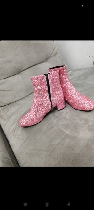 Stivali glitter rosa n.37