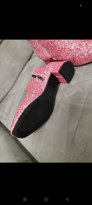 Stivali glitter rosa n.37