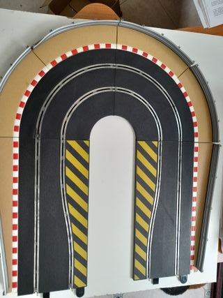 Scalextric Curva 180º y Pistas