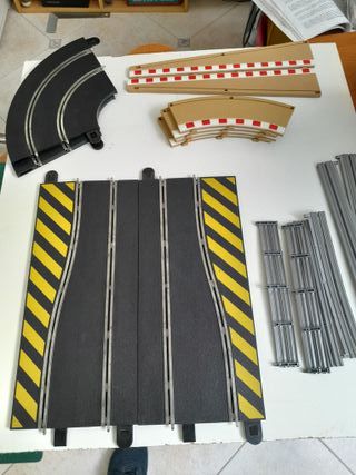 Scalextric Curva 180º y Pistas