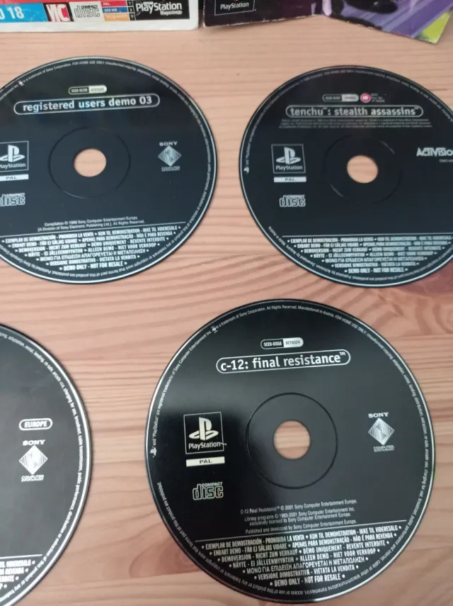 Lote Demos PlayStation 1 (PS1) Varios Títulos