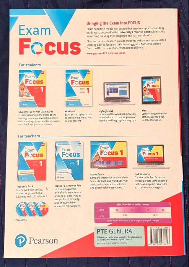 Exam Focus 1 Student's Book Print & Digital Int...
