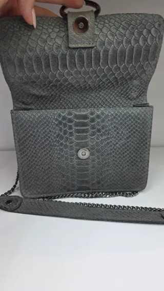 Bolso Bandolera Cuero Genuino Piel  Hecho en Ital