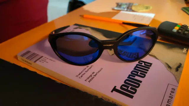 Gafas tipo Oakley Negras y Azules