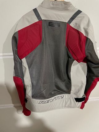Chaqueta Moto REV'IT! Beige/Roja Talla XL