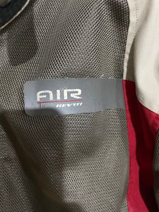 Chaqueta Moto REV'IT! Beige/Roja Talla XL