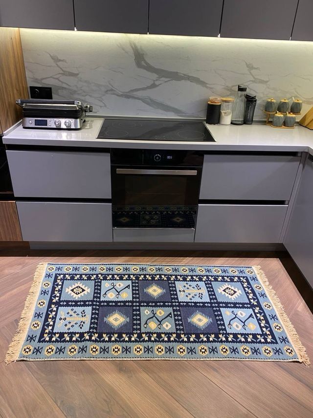 Tappeto in cotone etnico 80x150 cm