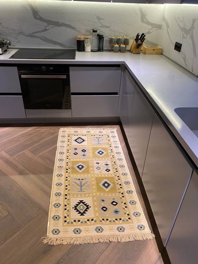 Tappeto in cotone etnico 80x150 cm