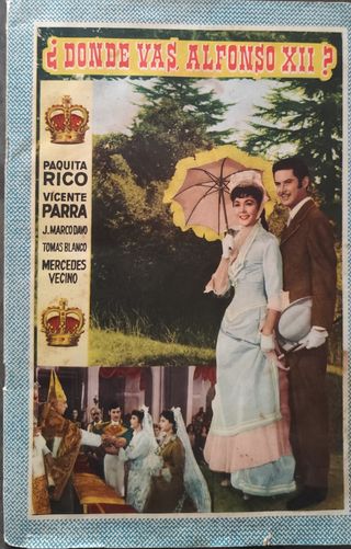 Álbum cromos completo ¿Dónde vas Alfonso XII?