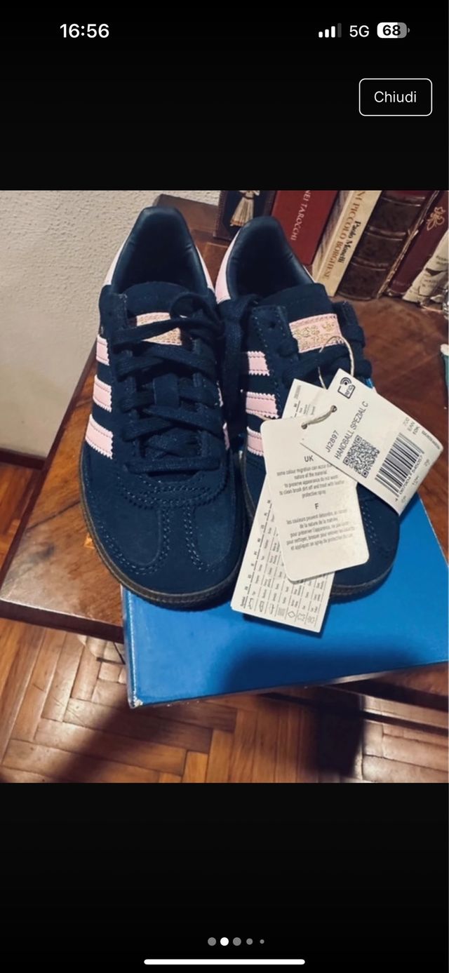 Adidas Spezial Bambina Blu/Rosa