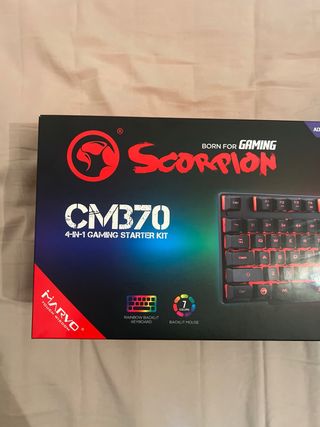 Pack Scorpion CM370 Tastiera e Mouse Gaming