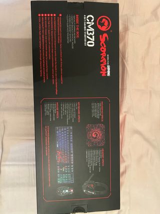 Pack Scorpion CM370 Tastiera e Mouse Gaming