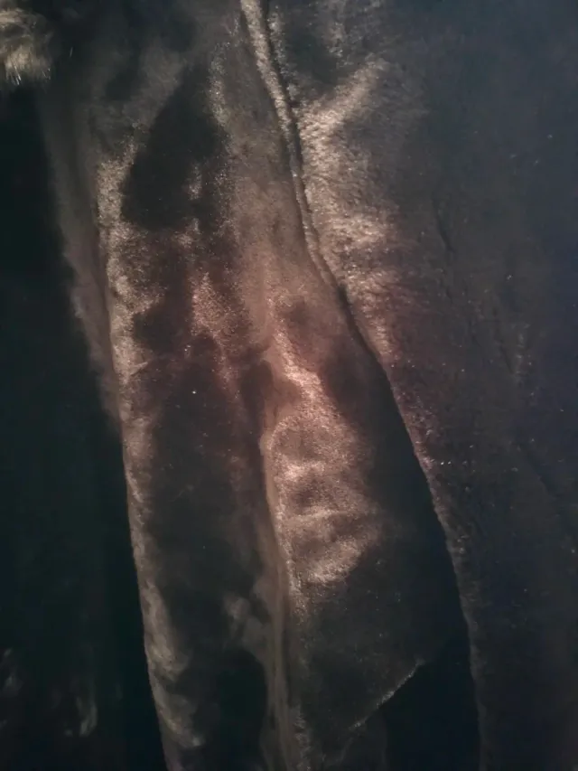 Abrigo vintage pelo sintético Talla 42