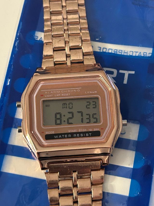 Reloj Casio Dorado Digital