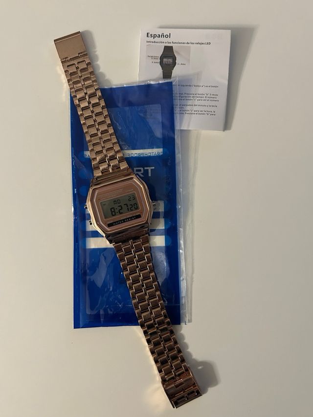 Reloj Casio Dorado Digital