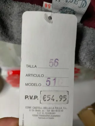 Bata de invierno Castell Talla 56