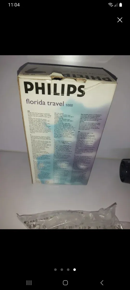 Secador de pelo Philips de viaje