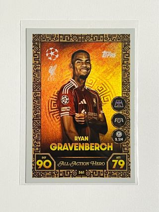 Ryan Gravenberch All Action Hero Match Attax