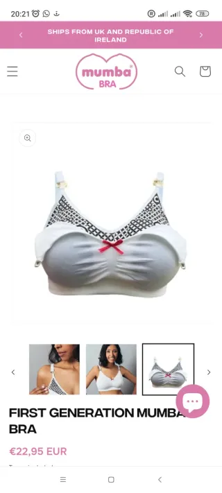 Lote 3 Sujetadores Lactancia Mumba Bra NUEVOS