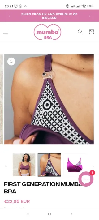 Lote 3 Sujetadores Lactancia Mumba Bra NUEVOS