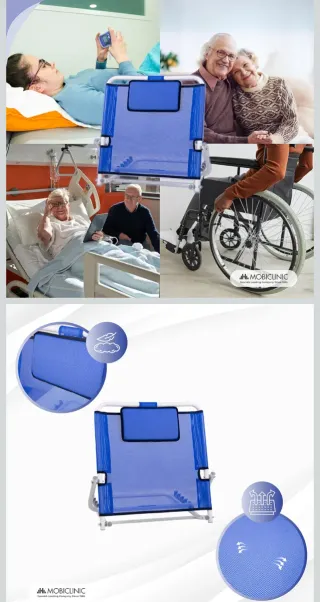 Schienale regolabile letto anziani