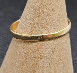 Anillo Sortija Solitario Oro 18k 2.55gr T-24