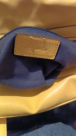 Borsa ALDO donna gialla pitonata