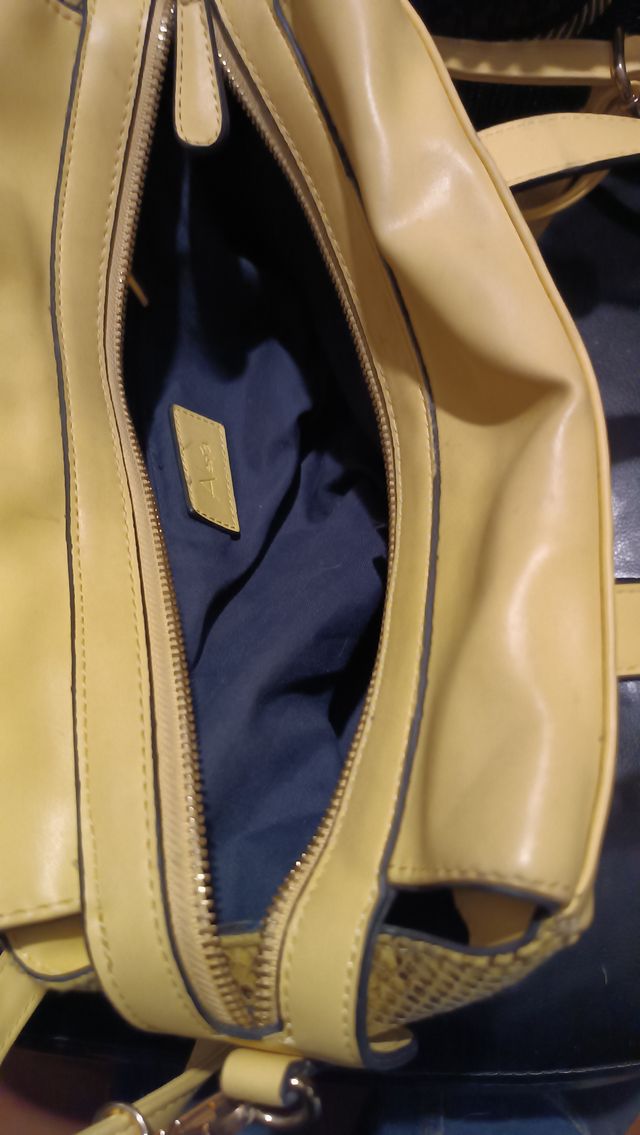 Borsa ALDO donna gialla pitonata