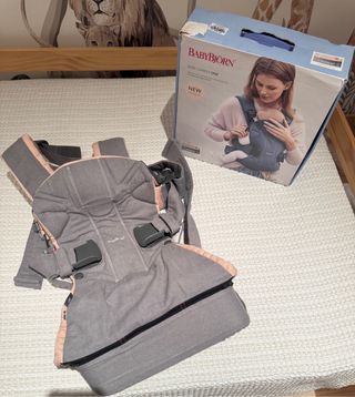 Mochila Porta Bebé BabyBjörn One Gris