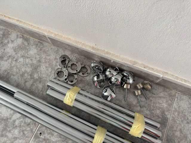 Doble probador ajustable para tienda