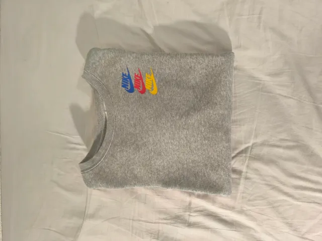 Sudadera Nike gris  Talla XL niño