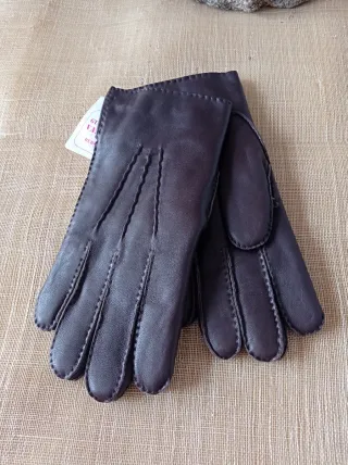 Guantes de piel marrones ( caballero )
