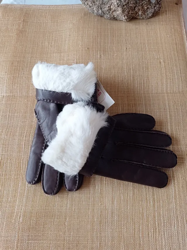 Guantes de piel marrones ( caballero )