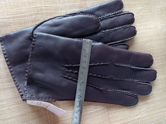 Guantes de piel marrones ( caballero )