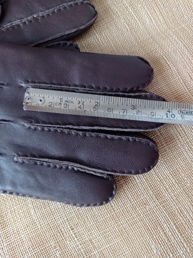 Guantes de piel marrones ( caballero )