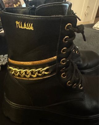 Stivaletti Alviero Martini n.37 Nero/Oro